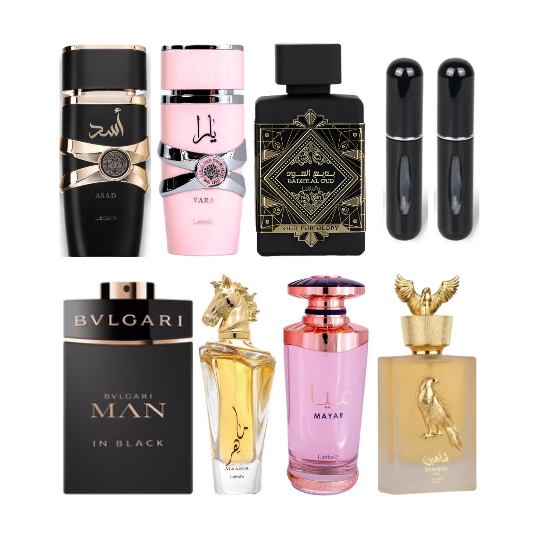 COMBO MALI B PERFUMES 7 UNID+1PERFU